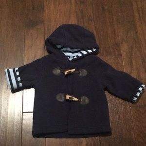 Navy fleece coat
